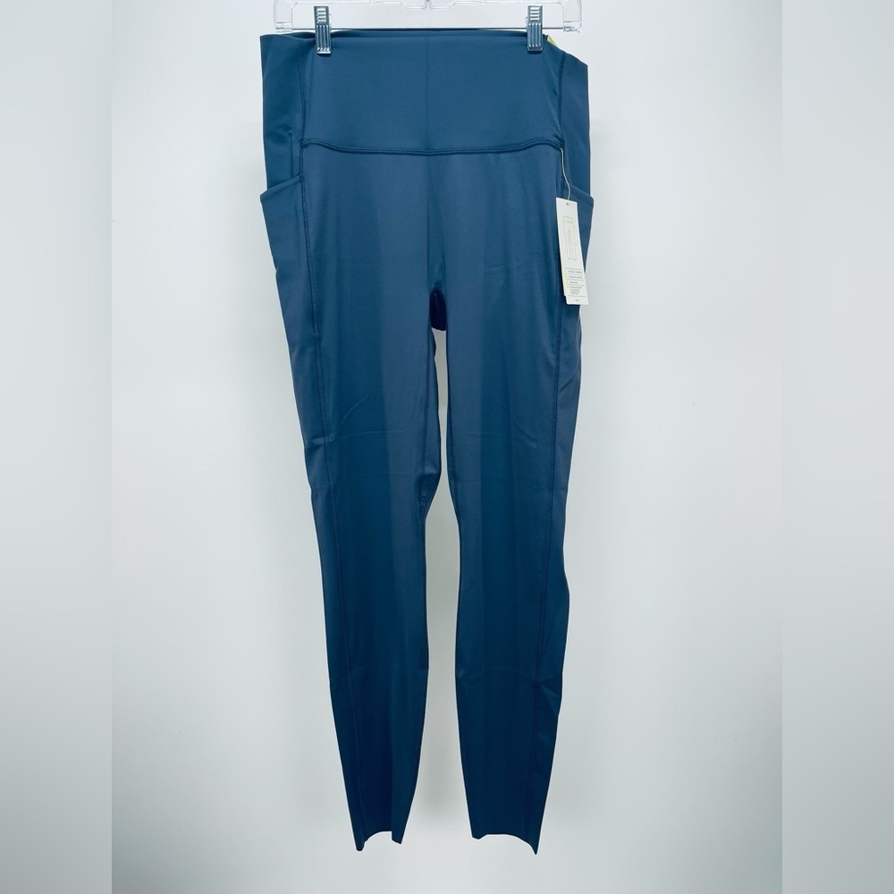All In Motion Sculpted Motto Legging Ultra High Rise Blue Size XXL NEW